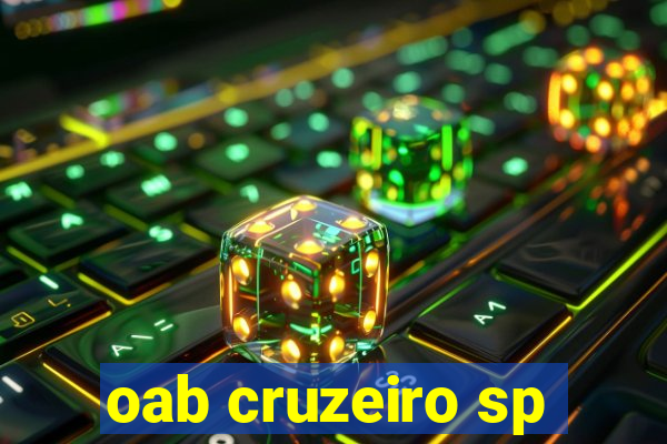 oab cruzeiro sp
